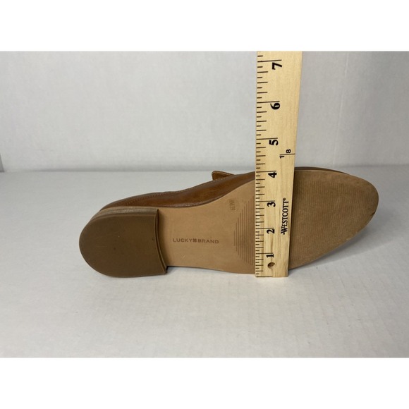 Lucky Brand Women's Leather Ellanzo Loafer In Ginger Size 8M - Picture 14 of 16